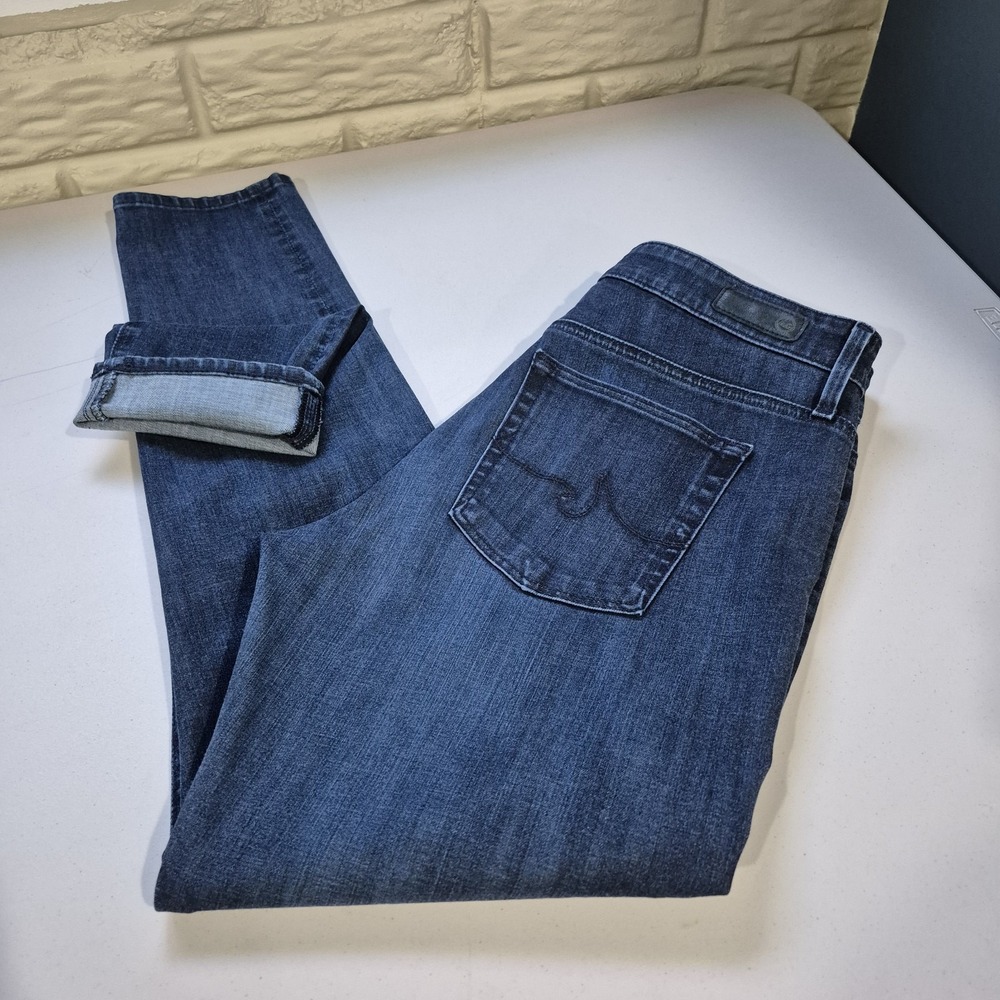 AG Adriano Goldschmied Jeans Womens 29 Farrah High Rise Skinny Ankle Contour360